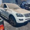 P4432 - Mercedes-Benz ML320 CDI, 2008 White Wrecking - Image 2