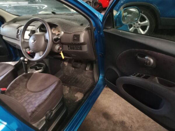 P4654 - Nissan Micra 2010 Blue Wrecking - Image 6