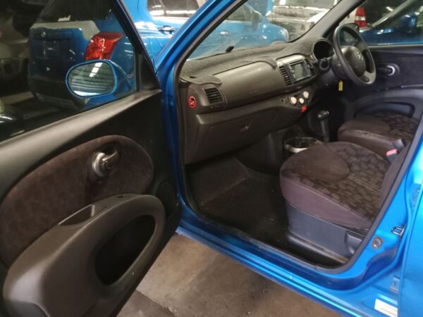 P4654 - Nissan Micra 2010 Blue Wrecking - Image 8