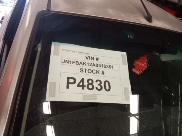 P4830 - Nissan Micra 2010 Silver Wrecking - Image 13