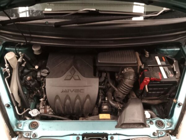 P4834 - Mitsubishi Colt 2012 Blue Wrecking - Image 2