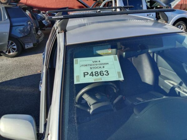 P4863 - Toyota Yaris 2007 Silver Wrecking - Image 15
