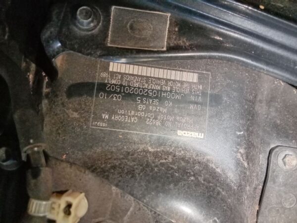 P4867 - Mazda 6 2010 Black Wrecking - Image 14