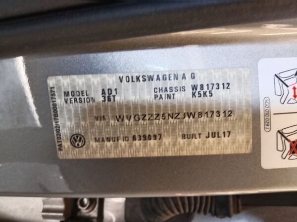 P4877 - Volkswagen Tiguan 2017 Grey Wrecking - Image 12