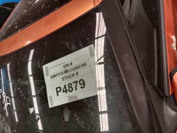 P4879 - Hyundai Veloster 2013 orange Wrecking - Image 15
