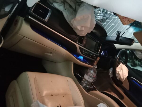 P4885 - Toyota Kluger 2014 White Wrecking - Image 3