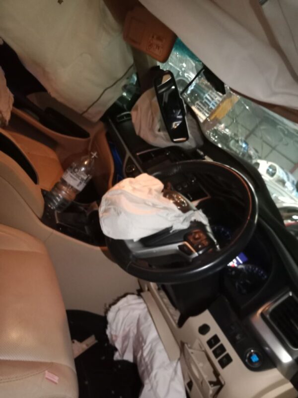 P4885 - Toyota Kluger 2014 White Wrecking - Image 5