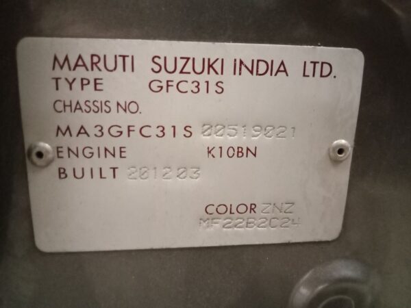 P4889 - Suzuki Alto 2012 Grey Wrecking - Image 14