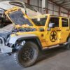 P4892 - Jeep Wrangler 2007 yellow Wrecking - Image 15