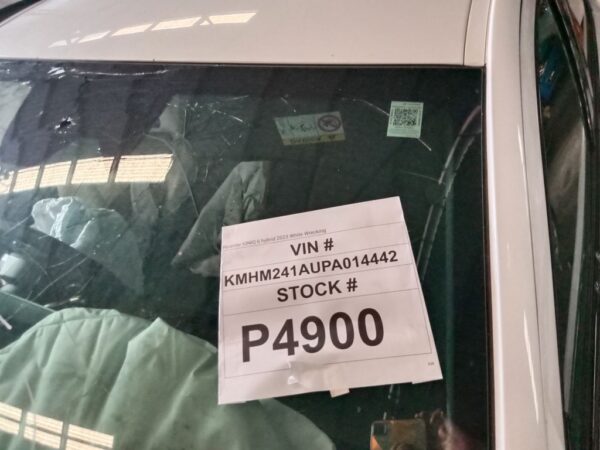P4900 - Hyundai IONIQ 6 hybrid 2023 White Wrecking - Image 14