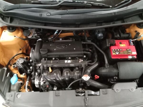 P4907 - Hyundai accent 2014 yellow Wrecking - Image 2