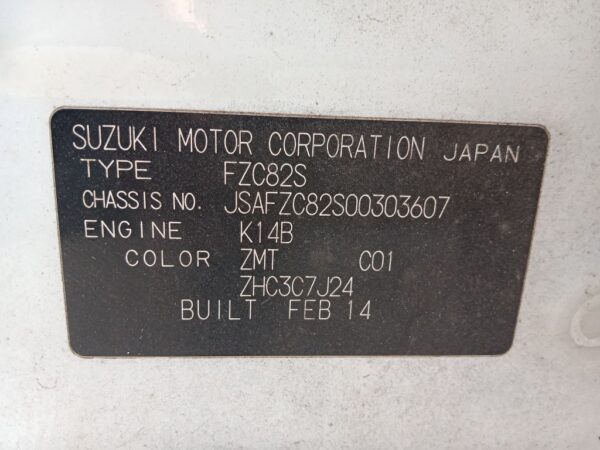 P4912 - Suzuki Swift 2014 White Wrecking - Image 12