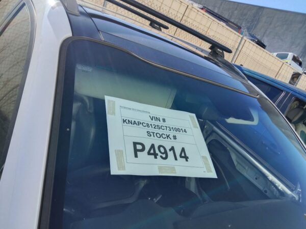 P4914 - Kia Sportage 2012 White Wrecking - Image 2