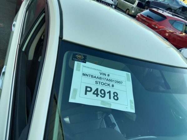 P4918 - Nissan pulsar 2013 White Wrecking - Image 14