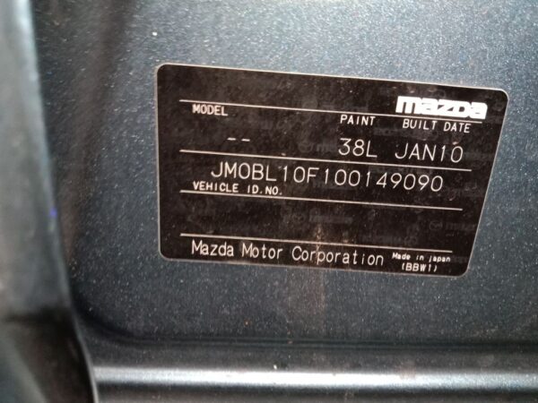 P4922 - Mazda 3 2010 Blue Wrecking - Image 11