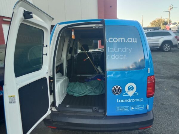 P4961 - Volkswagen caddy 2016 Blue Wrecking - Image 3
