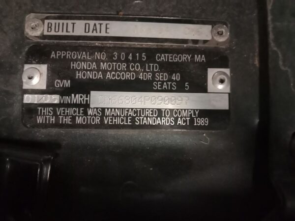 P4972 - Honda Accord 2005 Grey Wrecking - Image 10