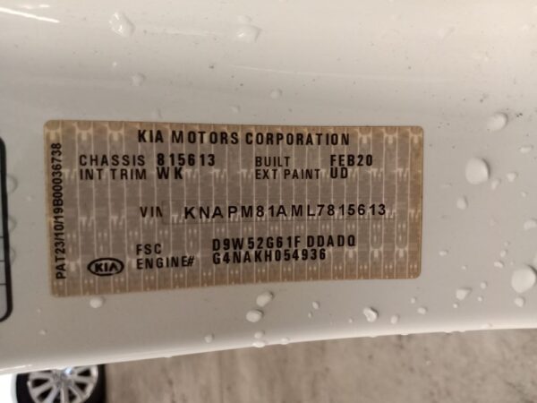 P5058 - Kia Sportage 2020 White Wrecking V - Image 13