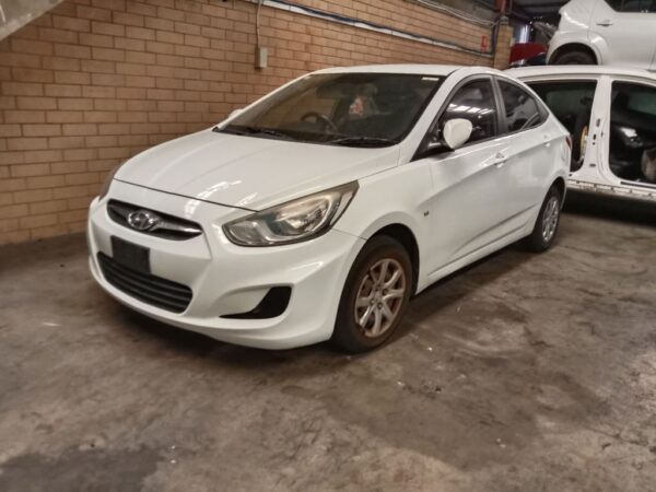 P5071 - Hyundai accent 2012 White Wrecking - Image 12