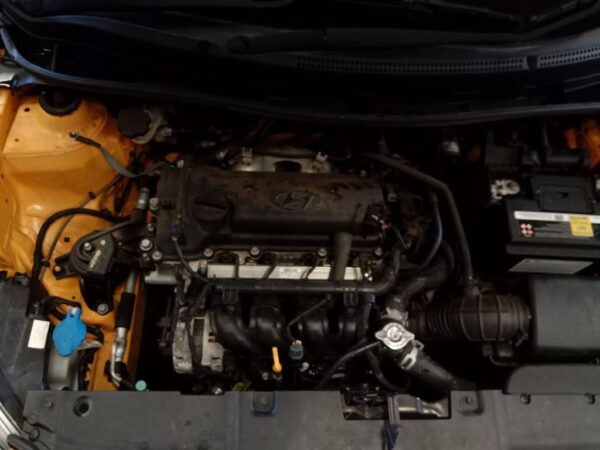 P5078 - Hyundai accent 2015 yellow Wrecking - Image 2