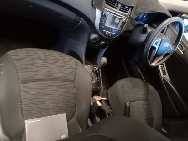 P5078 - Hyundai accent 2015 yellow Wrecking - Image 5