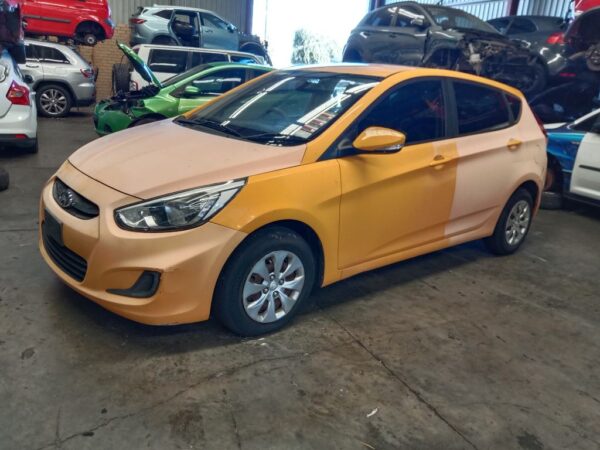 P5078 - Hyundai accent 2015 yellow Wrecking - Image 12