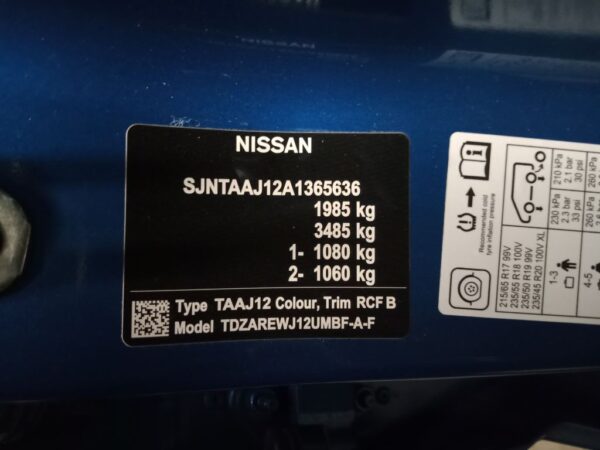 P5088 - Nissan QASHQAI 2024 Blue Wrecking - Image 9