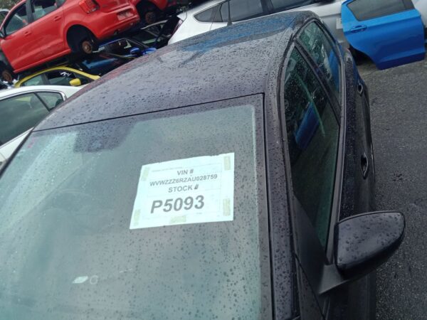 P5093 - Volkswagen polo 2010 Black Wrecking - Image 9