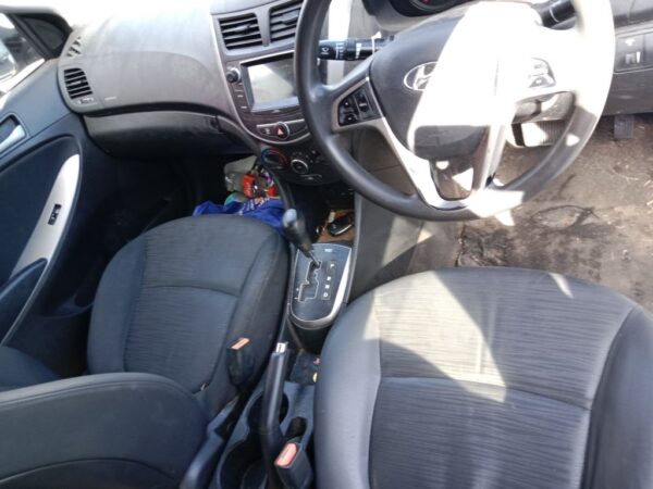 P5102 - Hyundai accent 2017 White Wrecking - Image 4