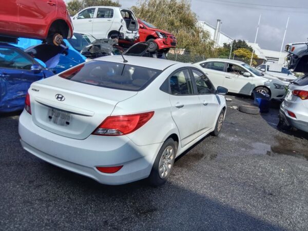 P5102 - Hyundai accent 2017 White Wrecking - Image 12