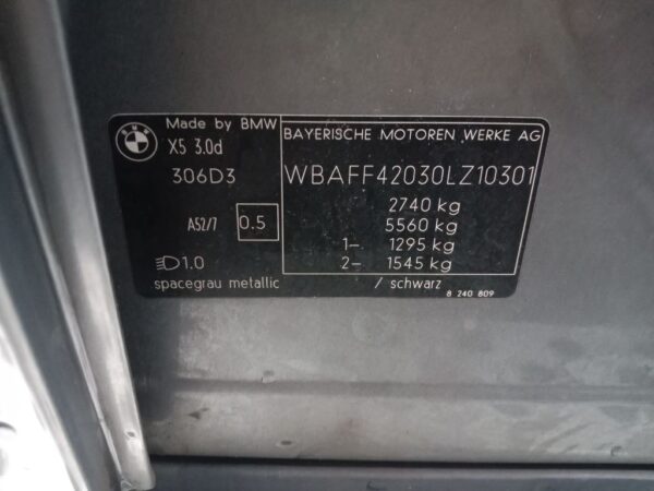 P5133 - BMW X5 2007 Grey Wrecking - Image 14