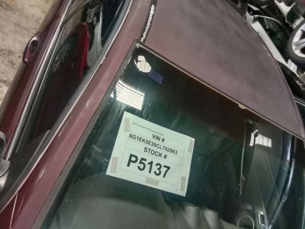 P5137 - Holden Commodore SV6 2012 maroon Wrecking - Image 7