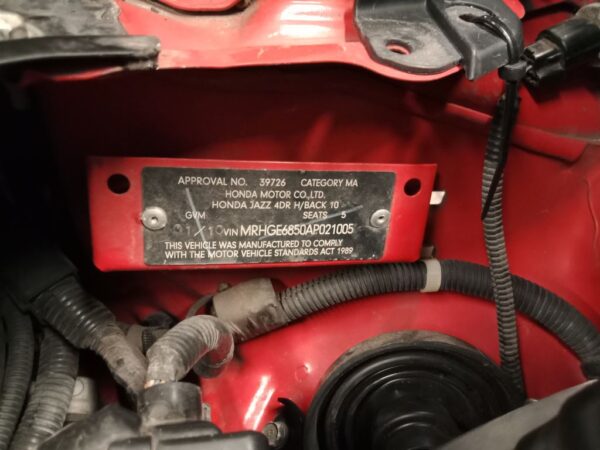 P5155 - Honda jazz 2010 Red Wrecking - Image 15
