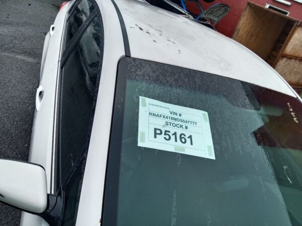P5161 - Kia Cerato 2013 White Wrecking - Image 2