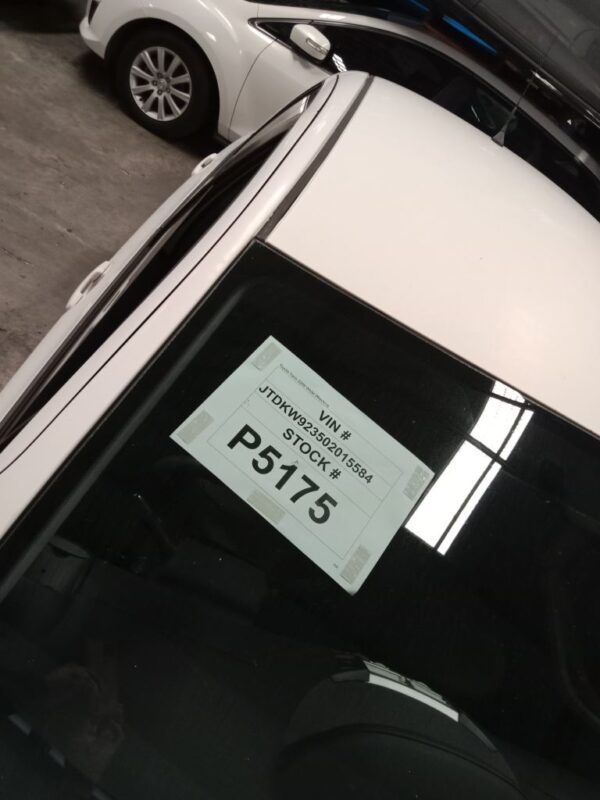 P5175 - Toyota Yaris 2008 White Wrecking - Image 10