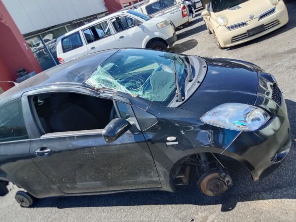 P5190 - Toyota Yaris 2008 Black Wrecking - Image 9