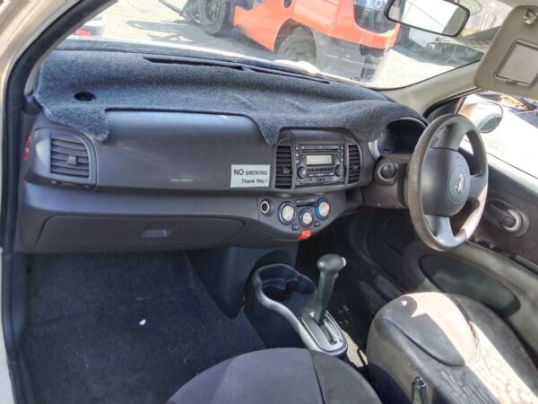 P5191 - Nissan Micra 2010 Cream Wrecking - Image 3
