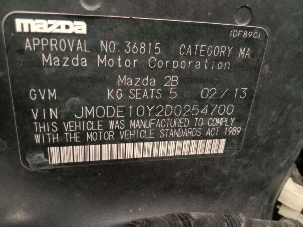 P5207 - Mazda 2 2013 Grey Wrecking - Image 15