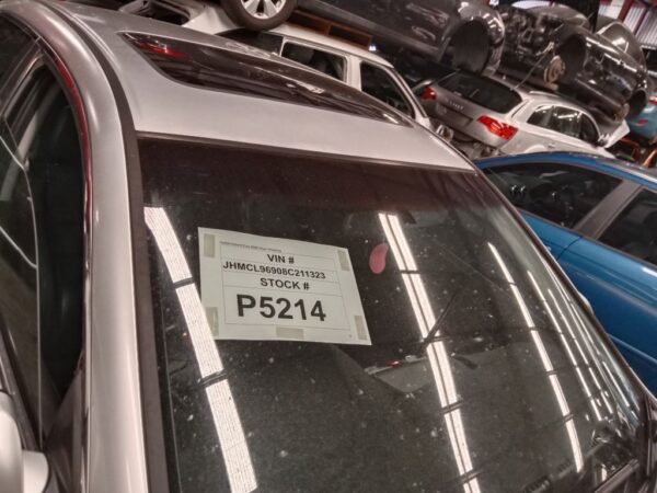 P5214 - Honda Accord Euro 2008 Silver Wrecking - Image 2