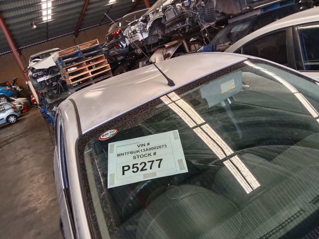 P5277 - Nissan Micra 2011 Silver Wrecking - Image 8