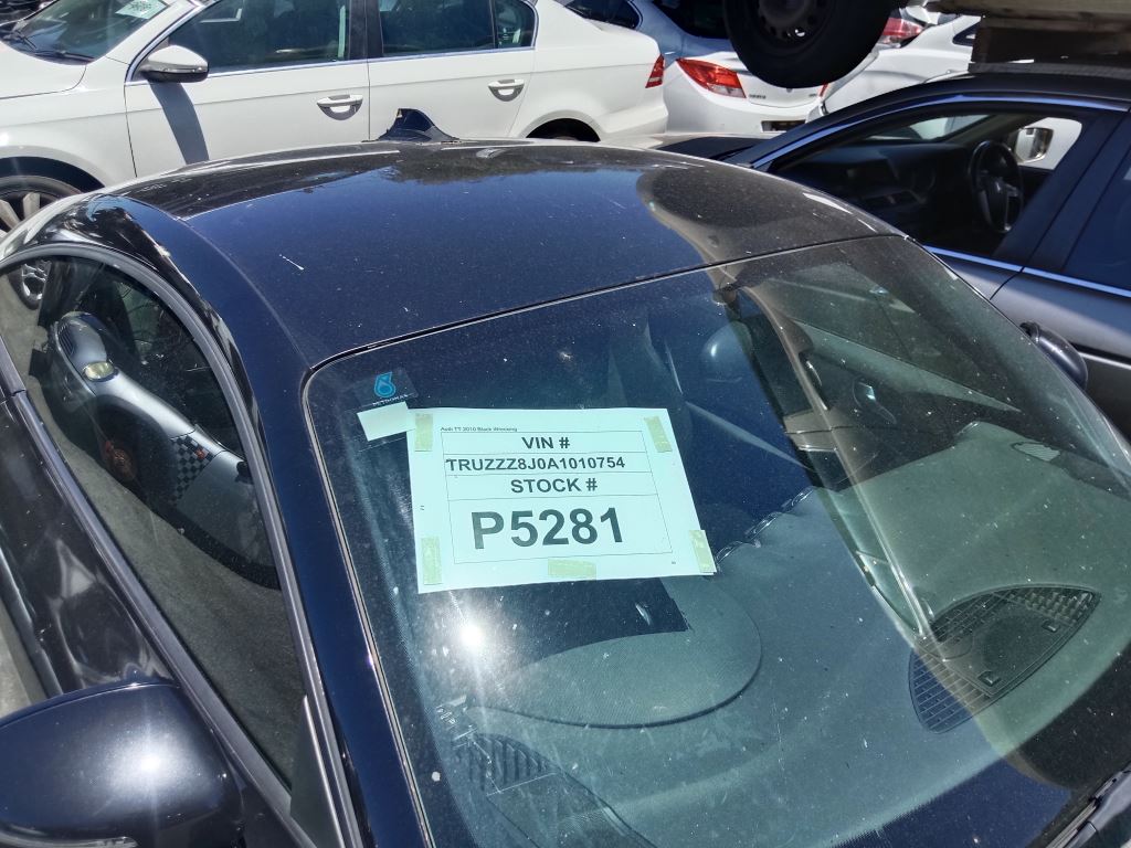 P5281 - Audi TT 2010 Black Wrecking - Image 10