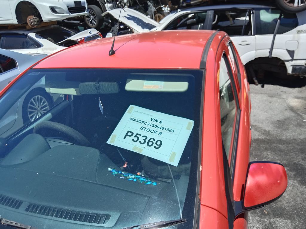 P5369 - Suzuki Alto 2011 Red Wrecking - Image 2