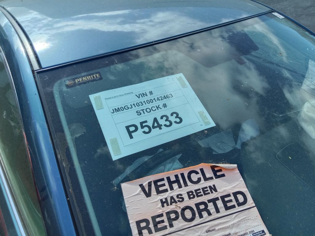 P5433 - Mazda 6 2014 Grey Wrecking - Image 2