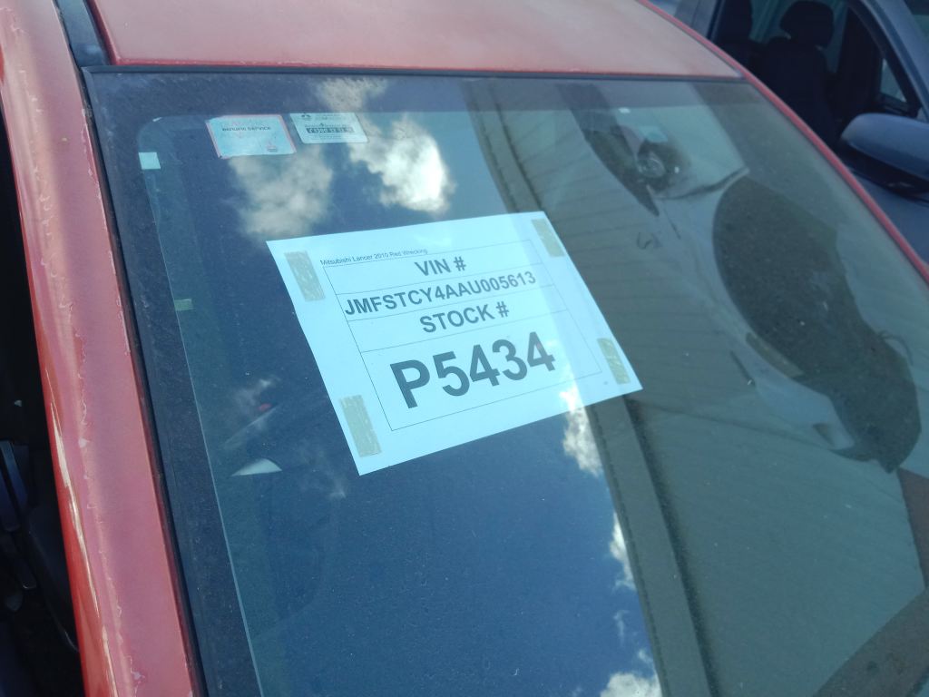 P5434 - Mitsubishi Lancer 2010 Red Wrecking - Image 11