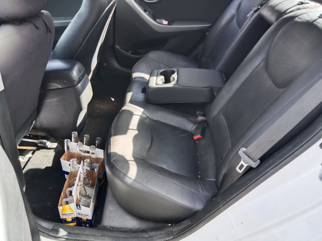 P5496 - Hyundai Elantra 2014 White Wrecking - Image 8