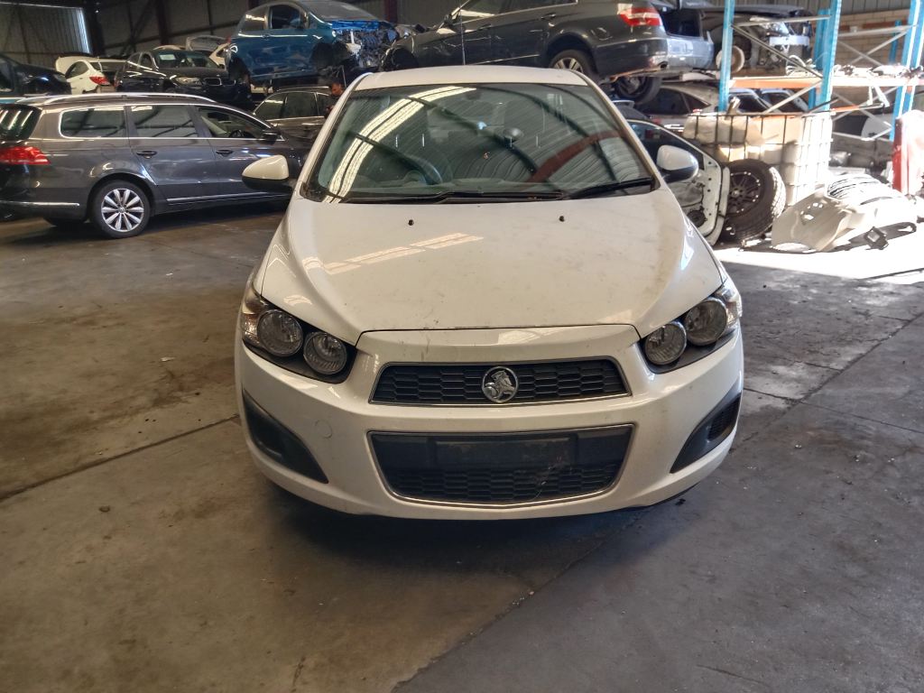 P5599 - Holden Barina 2014 White Wrecking