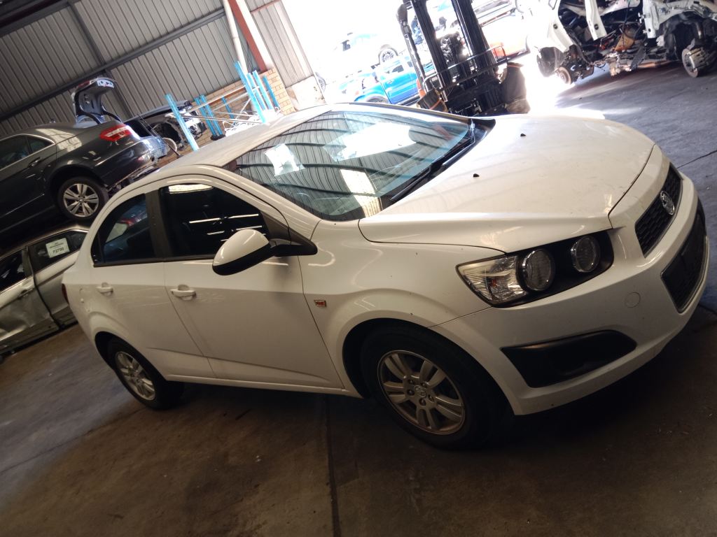 P5599 - Holden Barina 2014 White Wrecking - Image 3