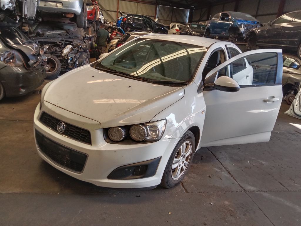 P5599 - Holden Barina 2014 White Wrecking - Image 4