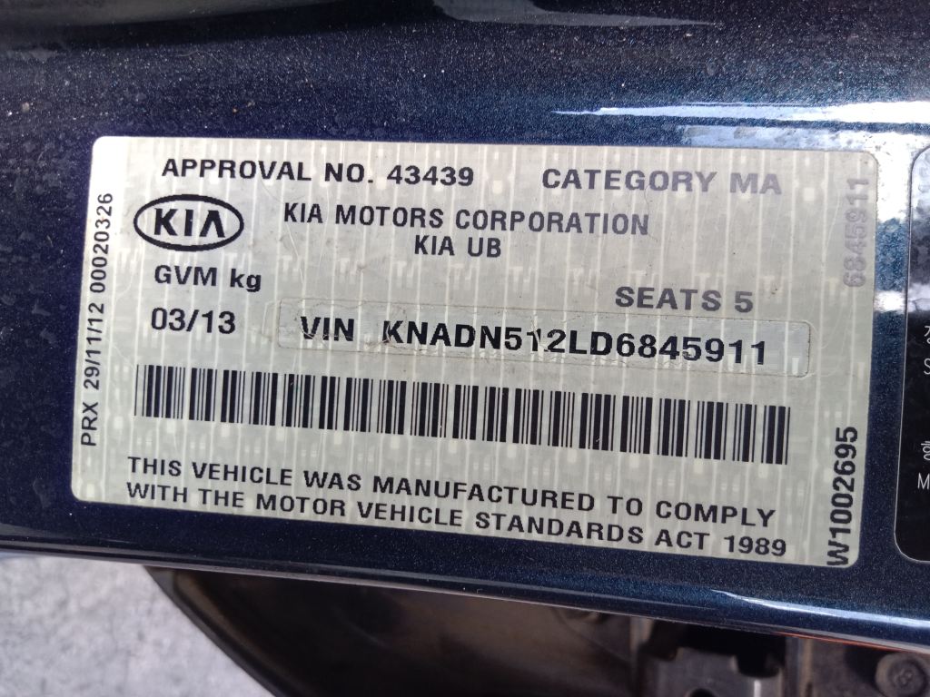 P5725 - Kia Rio 2014 Grey Wrecking - Image 7