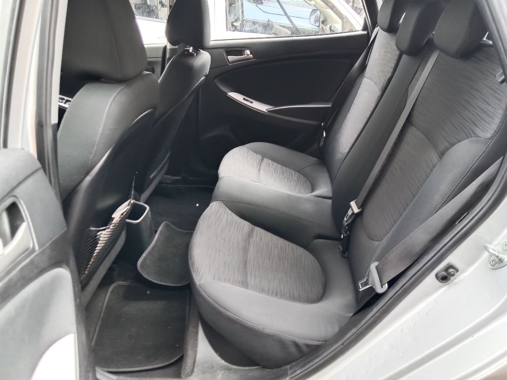 P5746 - Hyundai accent hatchback 2015 Silver Wrecking - Image 8